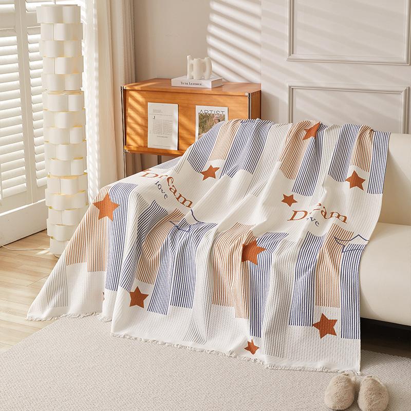 Waffle Sofa Cover Bohemian Sofa Cover High-end Sofa Cushion Four Seasons Sofa Cover Cushion