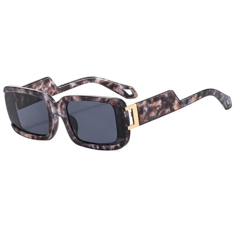 Latest High Quality Female Stylish Sun Eyewear Square Retro Sunglasses Male Retro Black Outdoor Travel Mirror Oculos De Sol