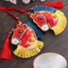 Tassel Pony Embroidered Pendant Spring Festival Car Hanging Ornaments  National Wind Style