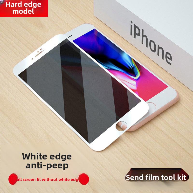 Ochranné tvrzené sklo pro iPhone 6s/7 Plus/8 Plus/SE 2/SE 3 - Pokrytí celého okraje (K dispozici v černé/bílé barvě)