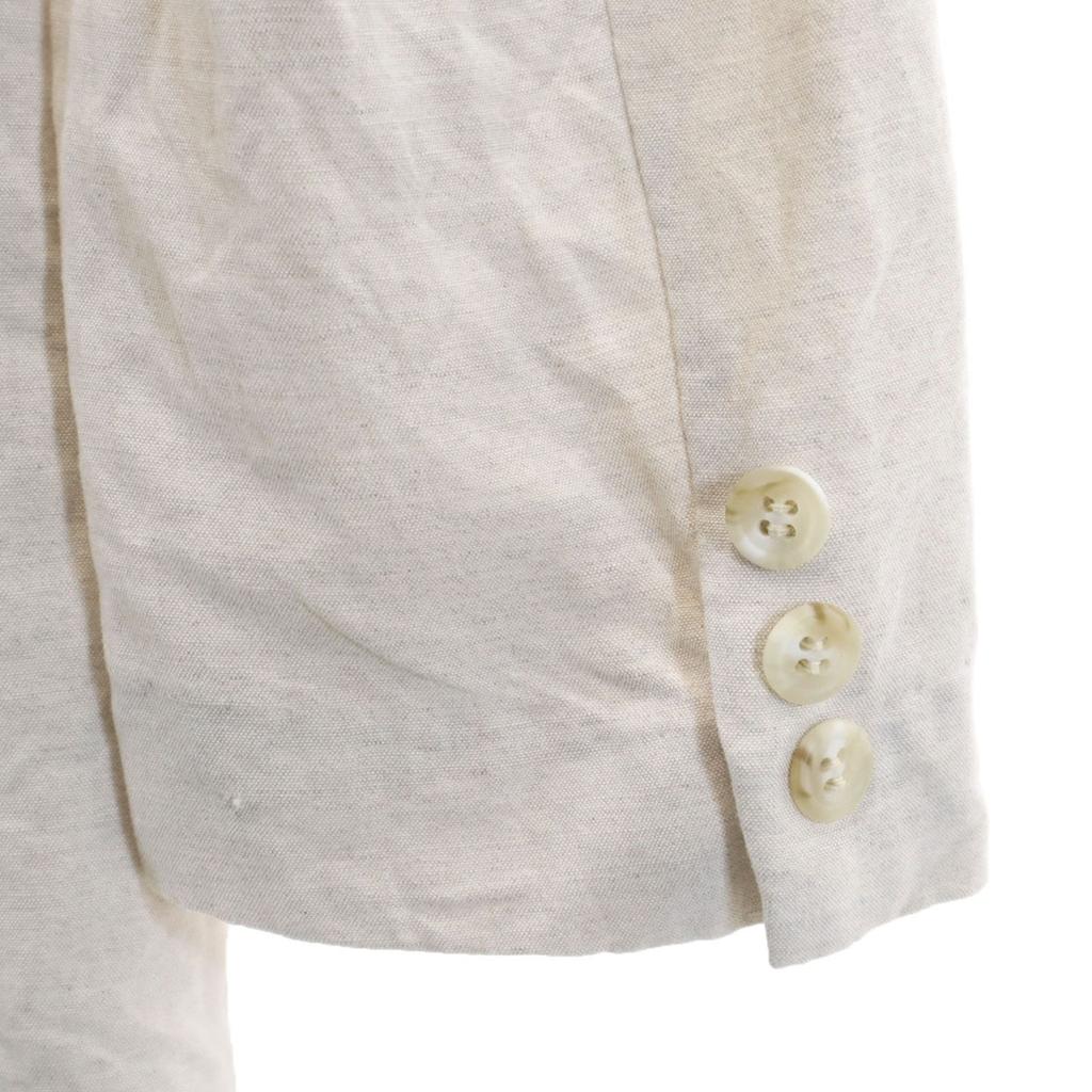 Brooks Brothers Linen Blend tailored jacket 11AR beige Women Used