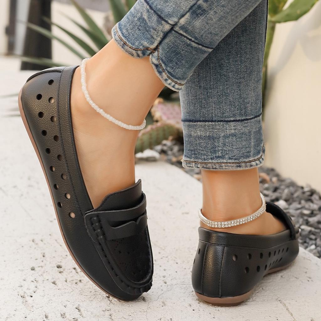 Large Size Casual Shoes Breathable Women's Spring and Summer New Season Flat and Comfortable