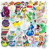 50 Leaves Small Fresh Series Stickers PP Waterproof Decorative Stickers Mobile Phone Case Refrigerator Trunk Water Cup