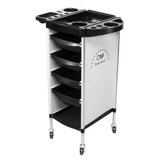 Professional 5-Tier Mobile Salon Hairdressing and Beauty Trolley Cart