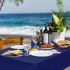 12 Colors Available Solid PEVA Anti-Wrinkle Disposable Rectangular Tablecloth, Suitable for Indoor And Outdoor Parties, Picnics, Birthdays, Weddings