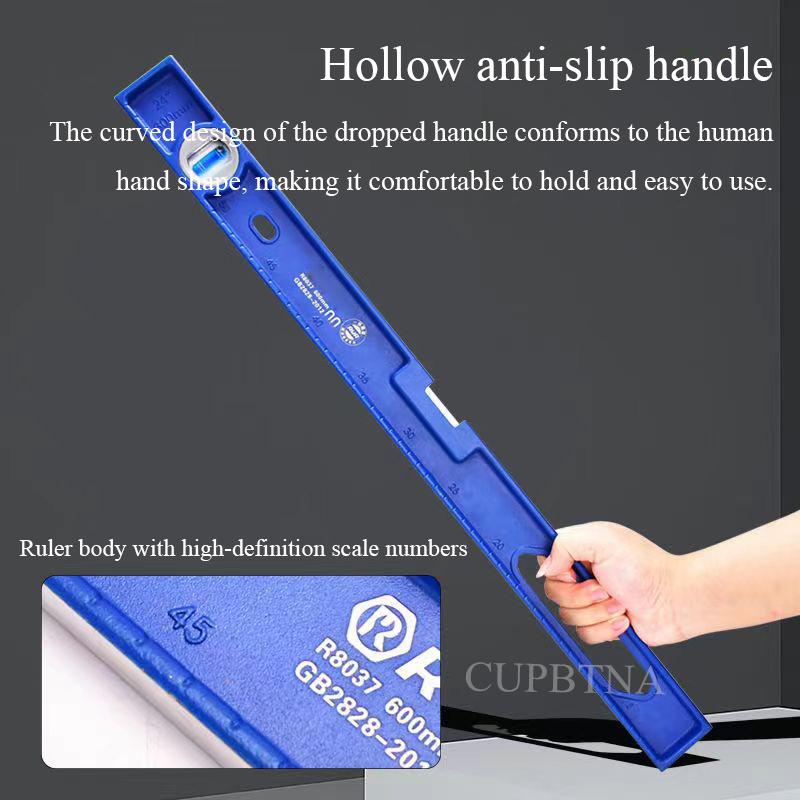 23-50cm Precyzyjny Solidny Stop Aluminium Mocny Magnetyczny Poziomica Libelkowa Kątownik Obróbka Drewna