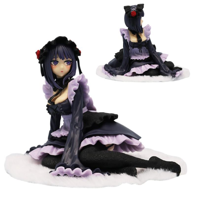 Collectible Anime Figure Handicraft Model Statue Pvc Material Black River Droplet