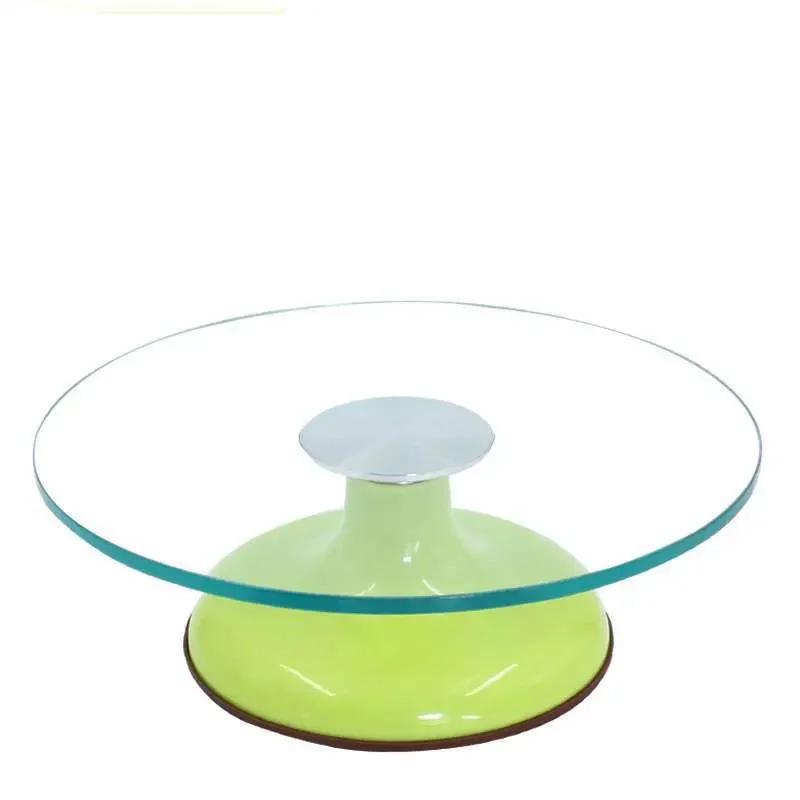 12-inch Cake Turntable Rotating Cake Stand Decorating Tool Cake Rotary Table Glass DIY Baking Tool Decoration Accessories