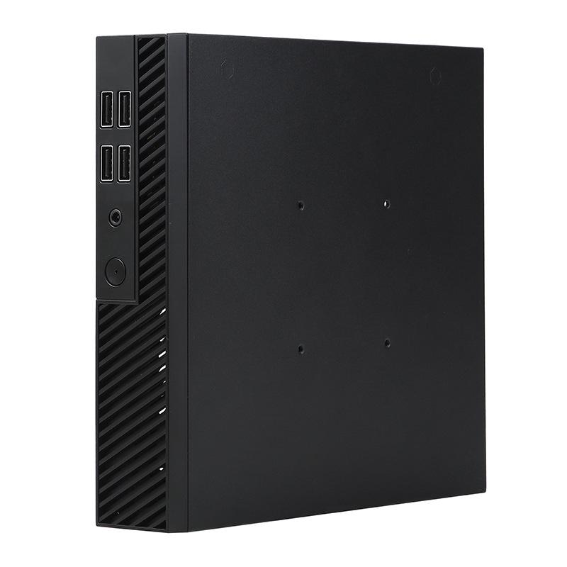 SKTC DX01 Schlankes Mini-ITX Desktop-Gehäuse mit VESA-Halterung