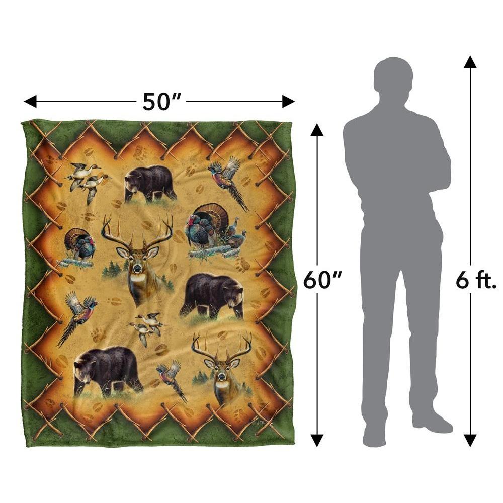 JQ Licensing Cf-Jp Silky Animals Supersoft Blanket