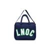 Li Ning Minimalist Fashion Laptop Bag Shoulder Handheld Crossbody Bag Unisex Bags Dark-Blue ABDT045-1