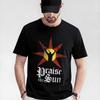Dark Souls Praise The Sun Gift Tshirt 0604 The Knight Solaire Graphic Clothes Retro Game Tee Us Size Tops S6xl