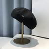 Beret Autumn Women's Korean Style Pumpkin Hat Simple Adjustable Fashion Retro Versatile Three Dimensional Painter Hat
