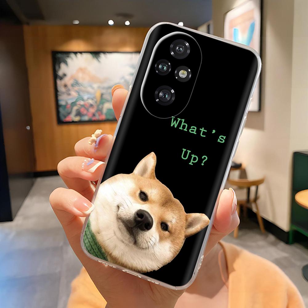 For Honor 200 Pro Phone Case Cute Panda Soft Silicone Shell For Honor 200 Lite honor200 Case Fashion Clear TPU Back Cover Coque