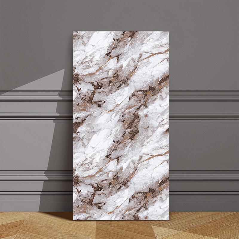 Imitation Marble Tile Stickers for Kitchen, Bathroom & Bedroom – Self-Adhesive Wall Decor