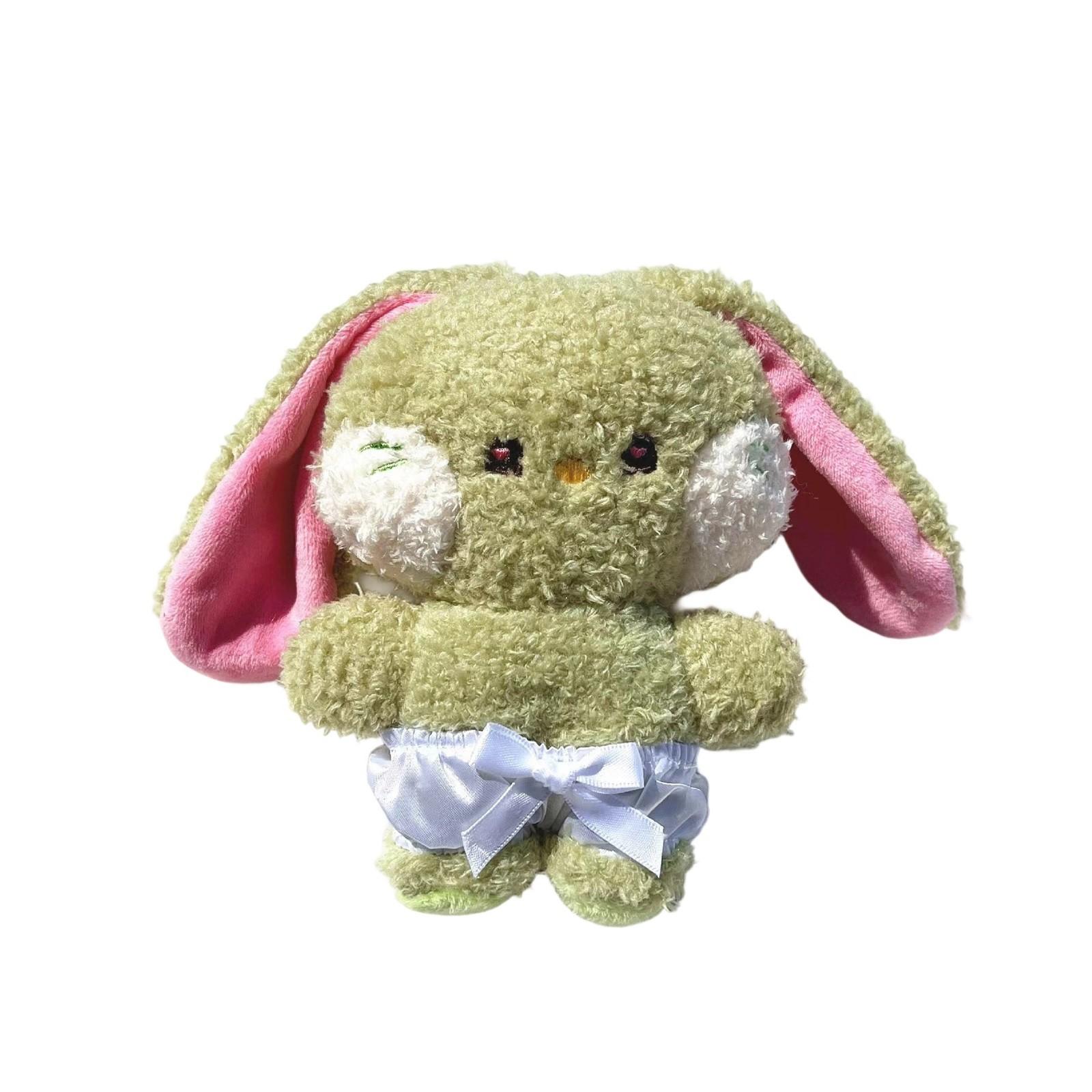 

Плюшевая кукла с цепочкой из бусин, подвеска для рюкзака, плюшевая кукла One Size