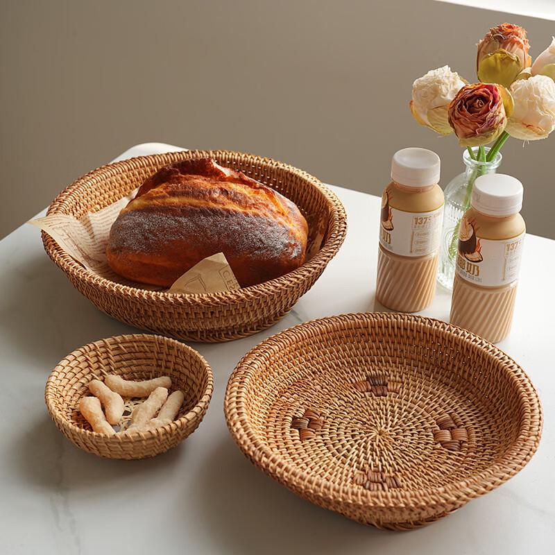 Handmade Woven Rattan Storage & Picnic Basket