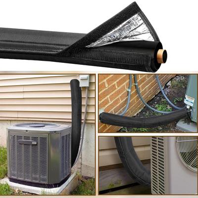 Air Conditioner Hose Protection Cover AC Pipe Hose Cover Wrap Insulation Hose Duct Vent Cover Dustproof Easy Installation