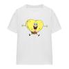 SpongeBob SquarePants Womens/Ladies Heart Valentine`s Day T-Shirt