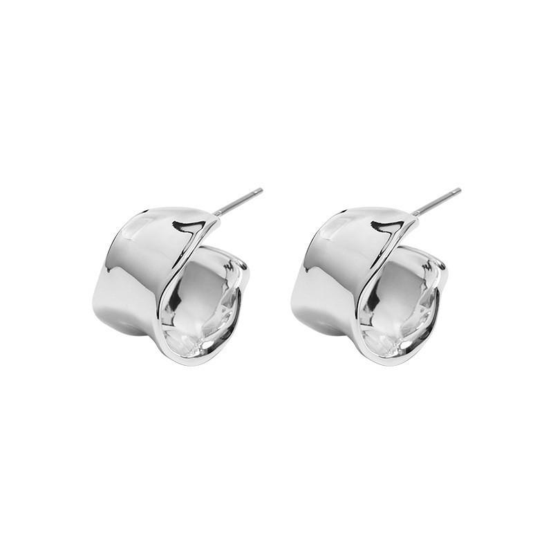 

Мацумото Эна Элегантные серьги-иглы из посеребренного золота для женщин