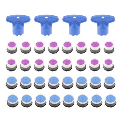10 or 6pcs M18 M16 Faucet Aerator With 2pcs Removal Wrench Water Saving Tap Filter Bathroom Kitchen Basin Replacement Fitting