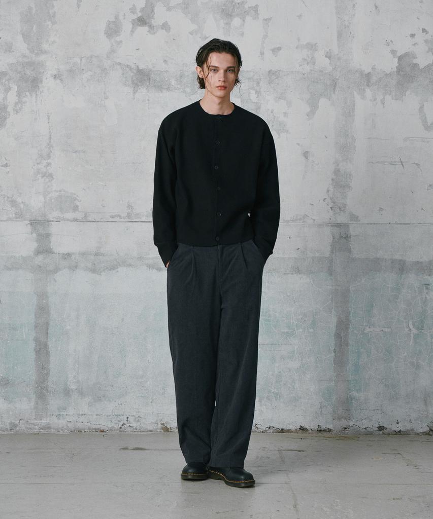 GLW Comfort Elastic Corduroy Pants Navy