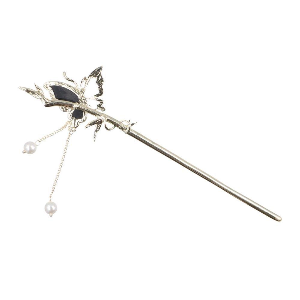 Tassel Hair Fork Butterfly Headwear Hair Chopsticks Butterfly Hanfu Hairpin Party