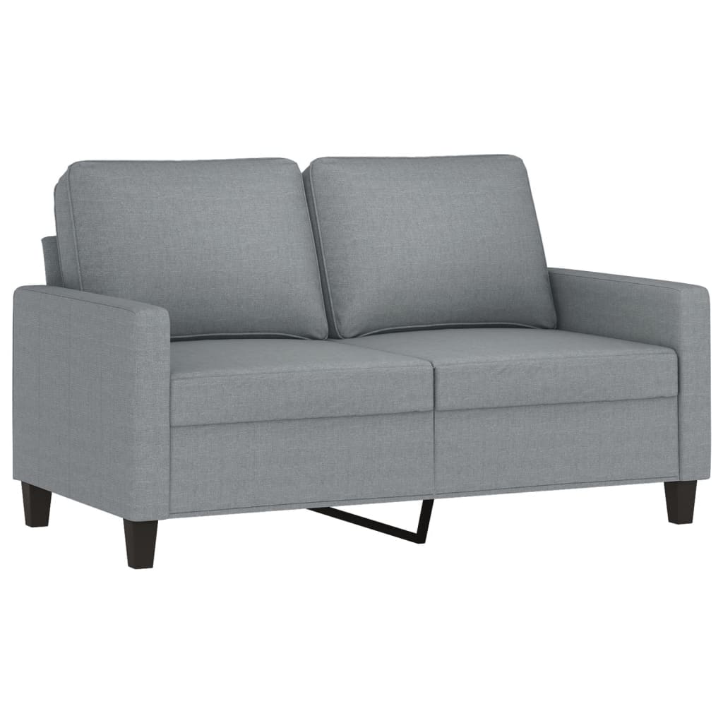 Vidaxl 3-Cz. Relaxation Set With Cushions, Light Grey, Fabric