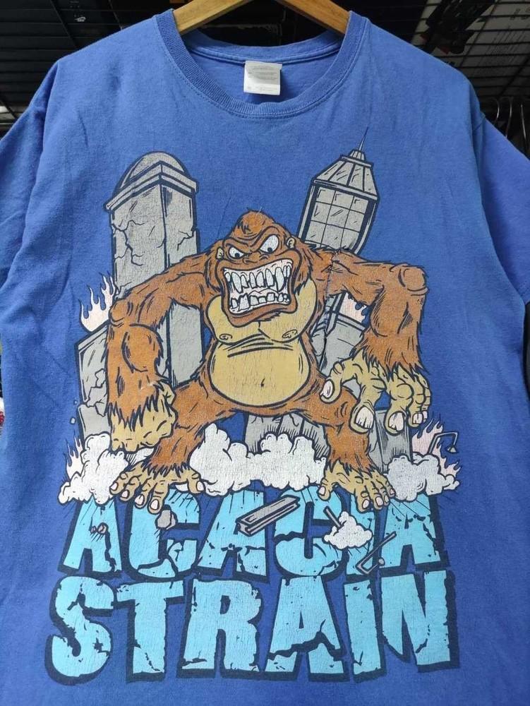 Vtg 00 s The Acacia Strain Gorilla Destroyer T-Shirt ZL2036 Unisex T-Shirt XXXXL