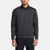 Under Armour Elevated UA Drive Midlayer Crew Fleece Training Casual Round Neck Sweatshirt Men Sweatshirt Black 1387122-001