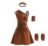 [Dressy Daisy] Native American Princess Halloween Costume Party Dress with Headband - Girls Size 11-12