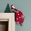 Christmas Door Toppers Top Door Frame Corner Sign Decoration Window Wall Diy Christmas Party Decoration Crafts