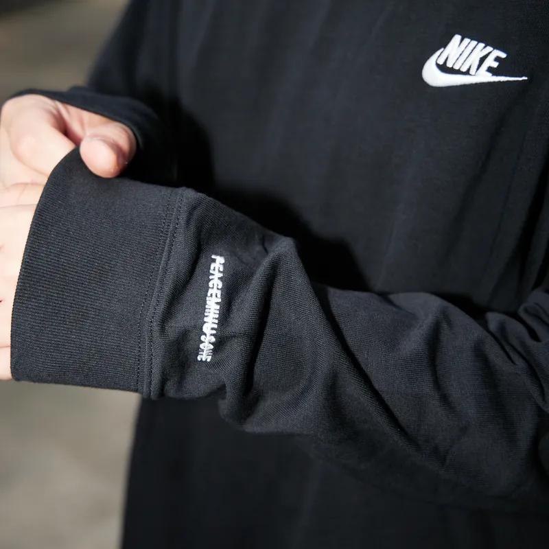 Nike Camiseta de Manga Comprida X Peaceminusone G-Dragon (Dimensionamento Ásia) Preto Unissex Streetwear DR0098-010