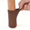 Non-Slip Knitted Furniture Leg Protectors - Noise-Reducing Felt Pads, Durable Chair Leg Sleeves for Wooden Tables and Chairs