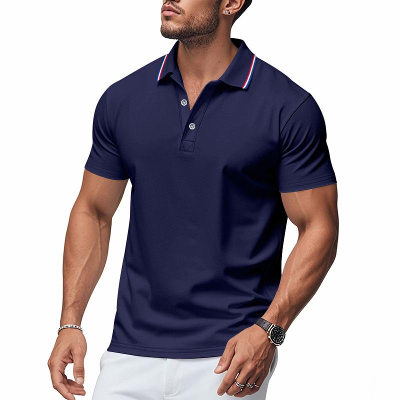 Summer Hot Selling Men's Polo Shirts Casual Quick Dry Short Sleeve T-shirt Men