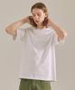 BASIC HOUSE Uni Sorona Short Sleeve T-Shirt White Lyts3102