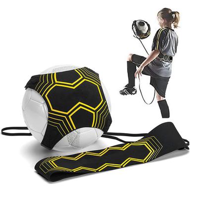 Football Kick Trainer Adjustable Soccer Ball Training Nylon Cloth Soccer Trainer Solo Belt Elastic Auxiliary Fitness Equipment
