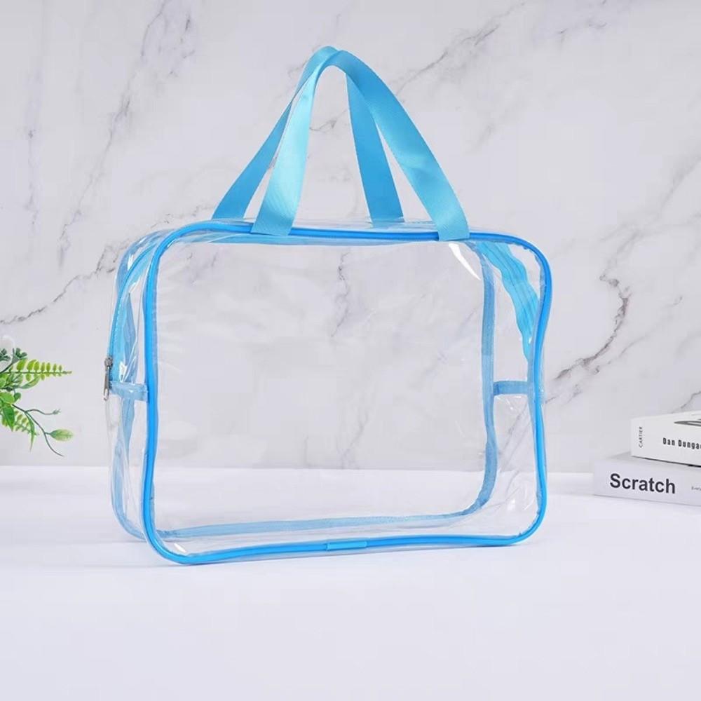 Transparent Makeup Bag Large Capacity Cosmetic Bag Clear Handbag  Suitable For Men Women