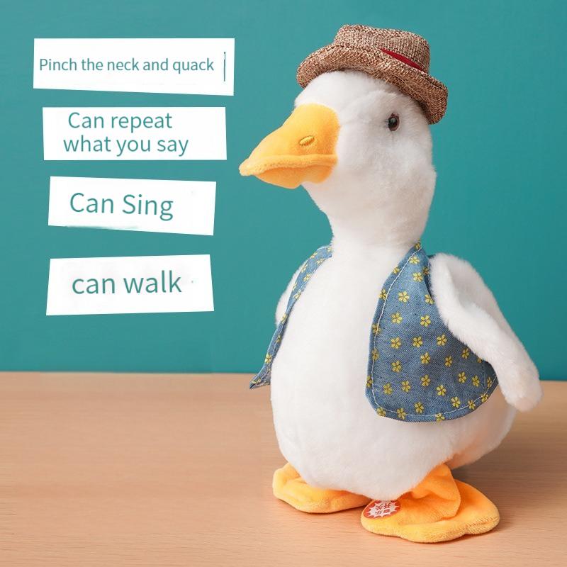

Repeated Ducks Kids Lovely Talking Repeat Duck Talking Musical Stuffed Plush Doll Educational Toy Children S Plush Toy Fun Gift
