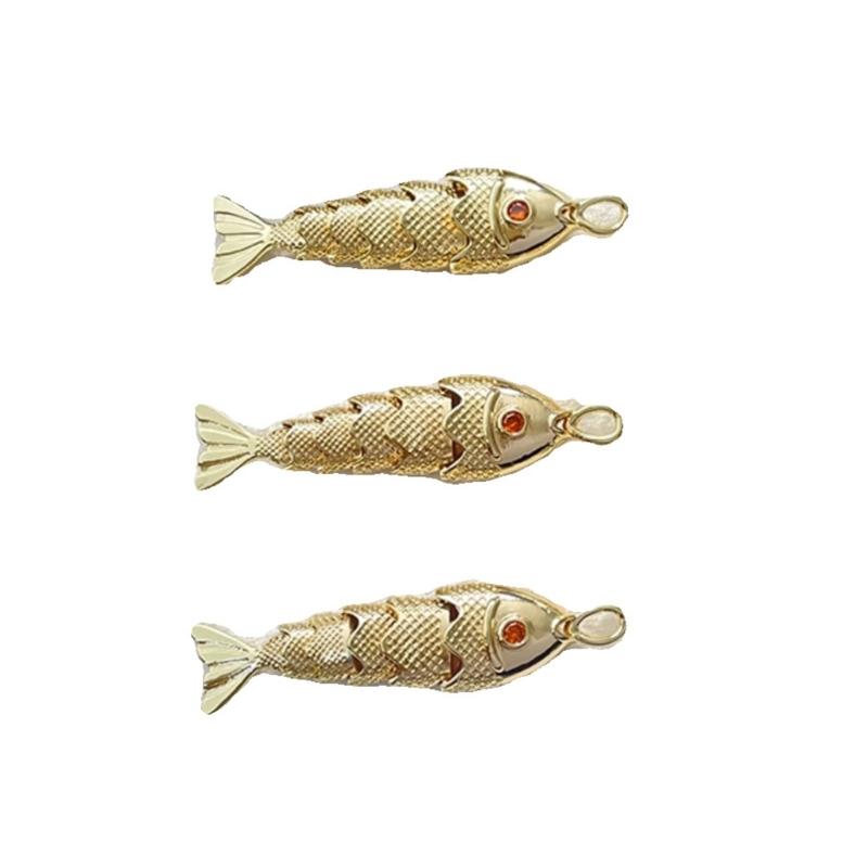 Geometrics Fish Alloy Pendant Jewelry Crafting Supplies for Handmade Necklace Bracelets Earring Accessories Creation