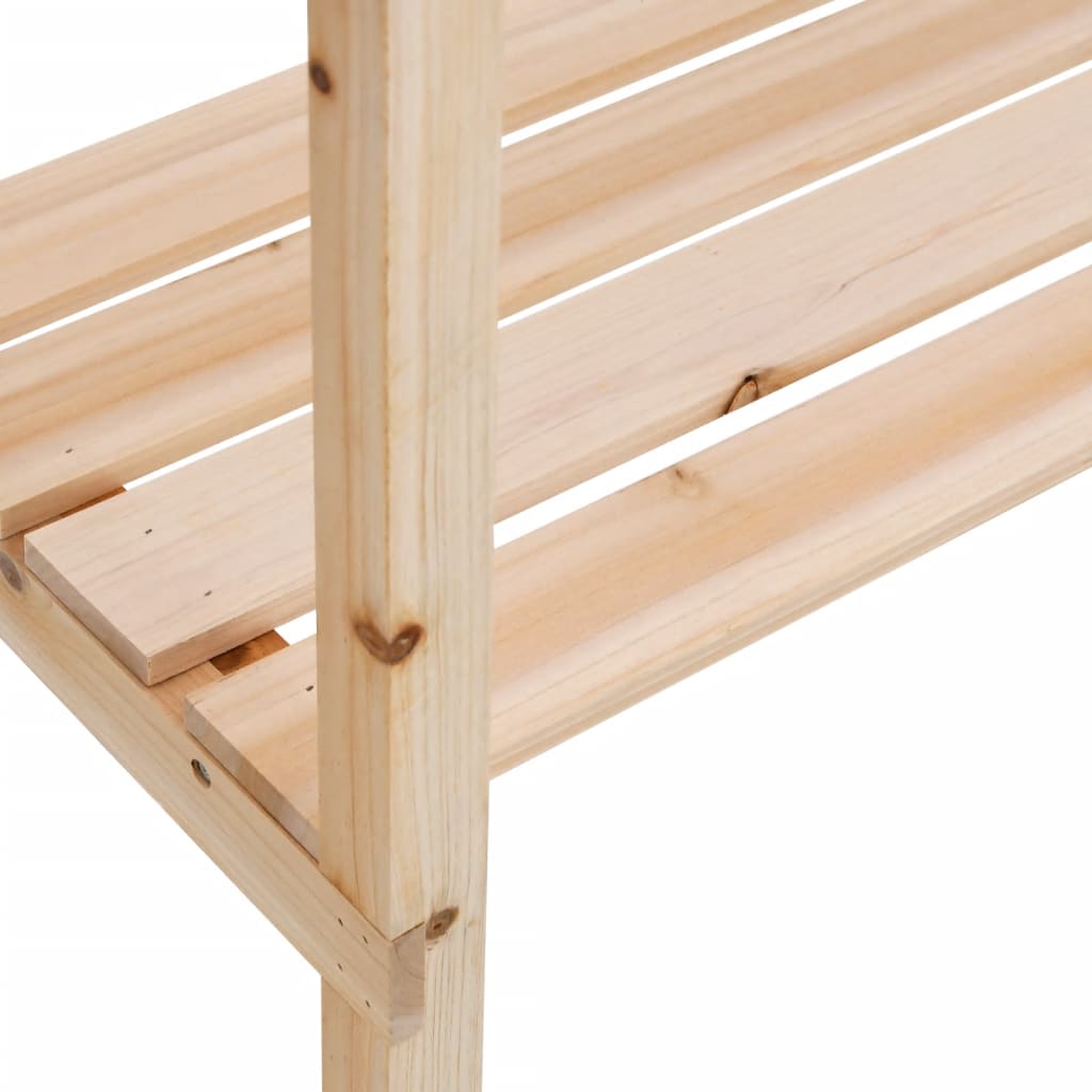 Pflanztisch mit Regalen 78 x 38 x 82,5 cm Massives Kiefernholz