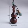 Handcrafted Sandalwood Gourd Keychain Pendant for Men, Women, and Couples