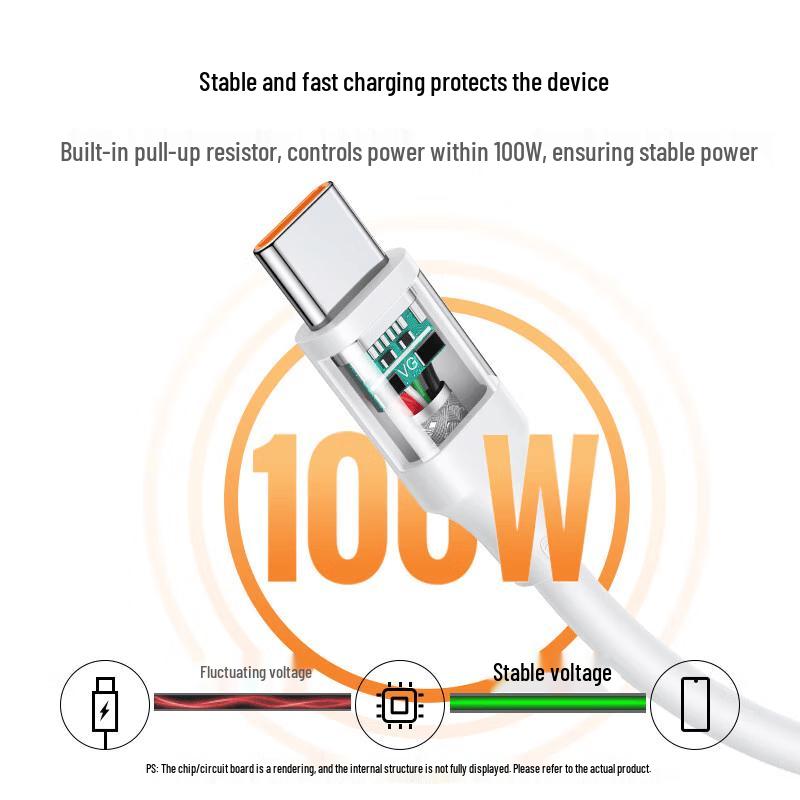 Ugreen US303 Type-C 100W 6A Fast Charging Cable