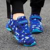 Kinder Camo Trainingsschuhe Outdoor Camps Alter 10-15 Atmungsaktive Mesh Sneaker Mit Klettverschluss