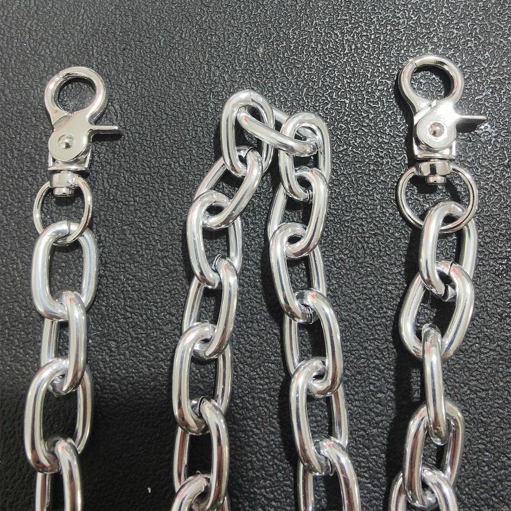 Fashion Single Strands Pants KeyChain Big Ring Metal Link Wallet Chain Punk Belt Chain Casual Style