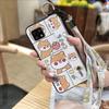 Wristband Soft Case Phone Case For Sharp Aquos Sense4 4G/Sense 5G Wrist Strap Fashion Design Back Cover Cute Durable
