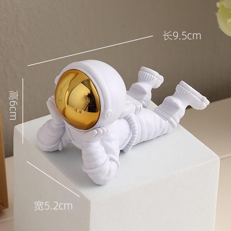 Leichter Luxus Minimalistisch Kung Fu Astronauten Ornamente Astronaut Handyhalter TV-Drama Artefakt Faules Geburtstagsgeschenk