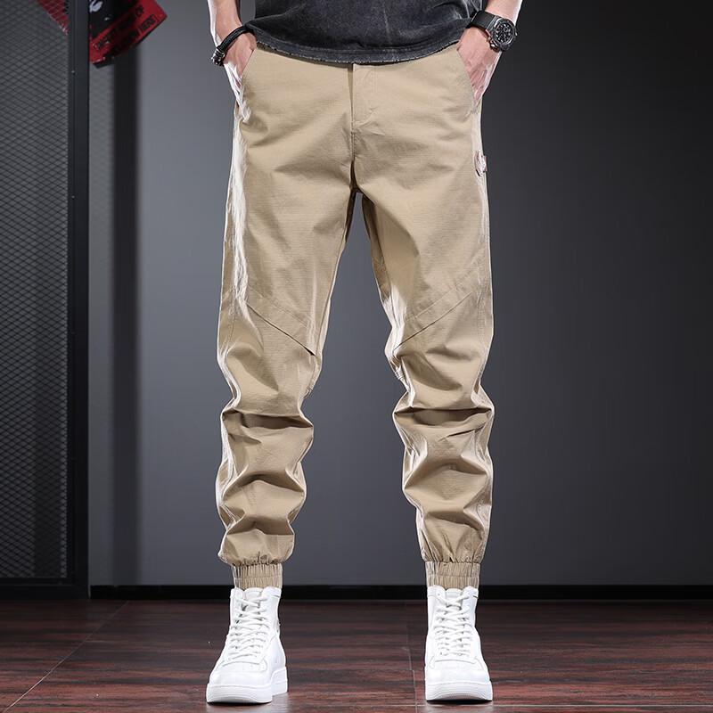 Jie Leinuo Men's Casual Cargo Jogger Pants