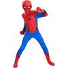 Kostium Spidermana dla Dzieci z Maseczką i Rękawiczkami Superbohater Lycra 3-4 Lata 110cm Niebieski Czerwony