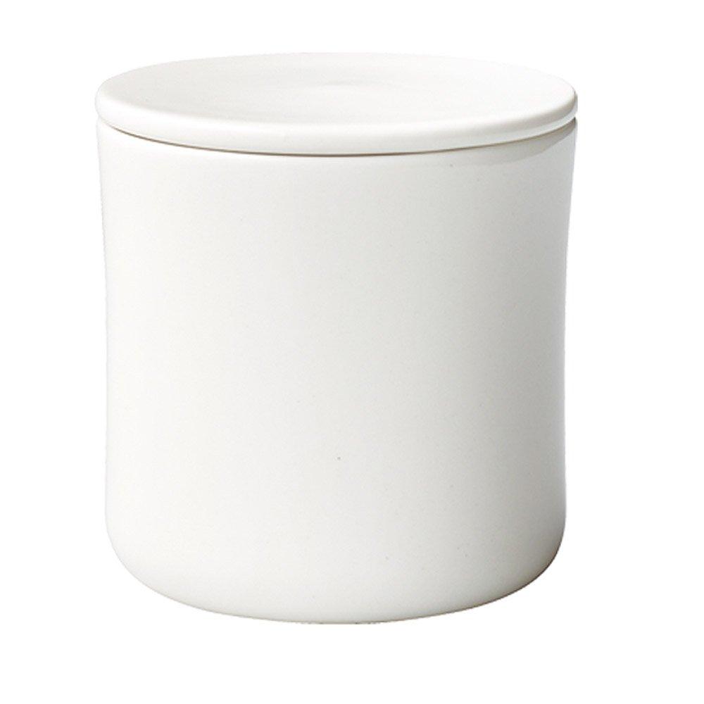 Kinto SCS Coffee Canister, 600ml, White, Coffee Bean Storage Container, Microwave and Dishwasher Safe, Product Number: 27668